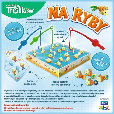 Gra zręcznościowa Na Ryby Rodzina Treflików Trefl 01963 Trefl Gry