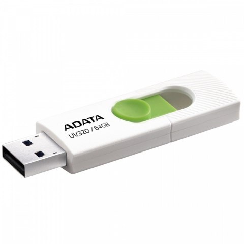 Pendrive UV320 64GB USB3.2 biało-zielony Adata