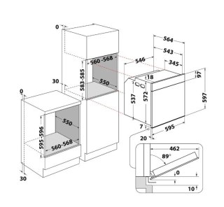 Piekarnik WOI4S8HM2SEA Whirlpool