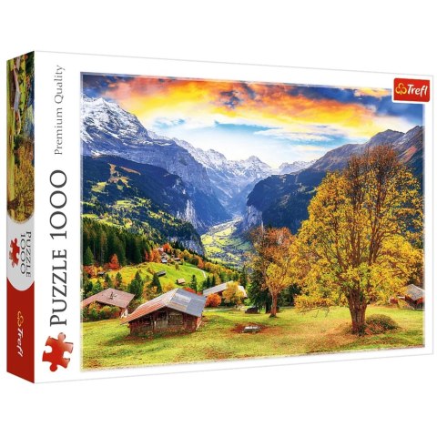 Puzzle - 1000 - Malownicza alpejska wioska - Trefl 10775 Trefl Puzzle