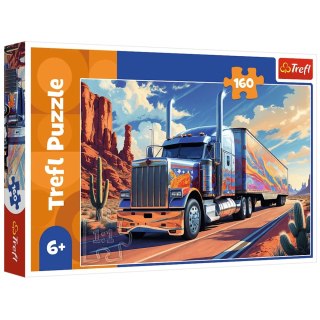Puzzle - 160 - Ciężarówka w trasie - Trefl 15413 Trefl Puzzle
