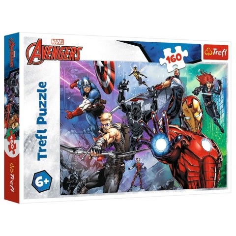 Puzzle - 160 - Marvel Avengers - Zawsze Gotowi Bohaterowie - Trefl 15424 Trefl Puzzle