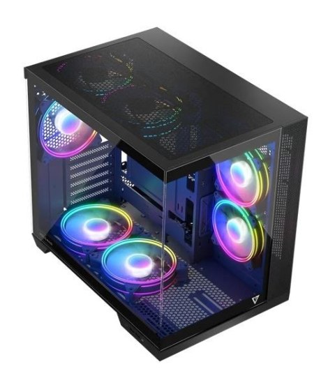 Obudowa komputerowa Volcano Panorama APEX ARGB 3F MIDI szara MODECOM