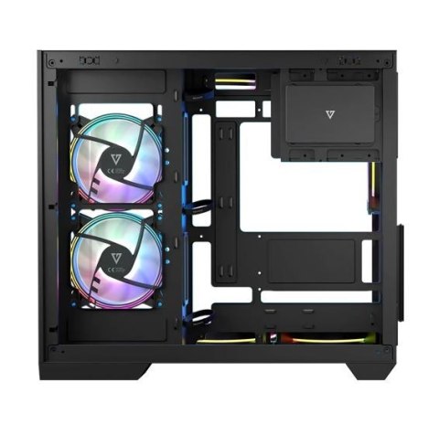 Obudowa komputerowa Volcano Panorama APEX ARGB 3F MIDI szara MODECOM