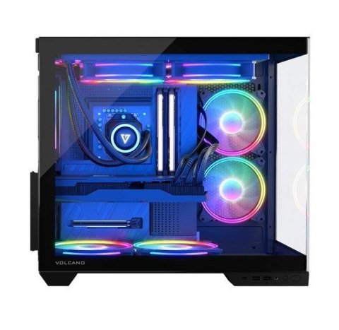 Obudowa komputerowa Volcano Panorama APEX ARGB 3F MIDI szara MODECOM