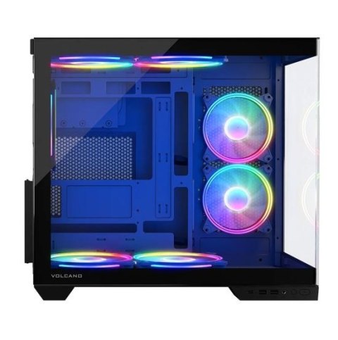 Obudowa komputerowa Volcano Panorama APEX ARGB 3F MIDI szara MODECOM