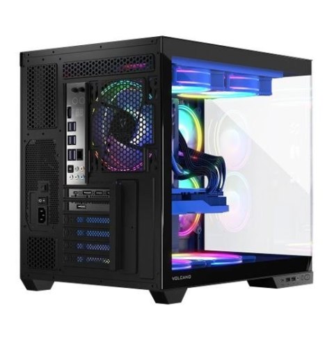 Obudowa komputerowa Volcano Panorama APEX ARGB 3F MIDI szara MODECOM