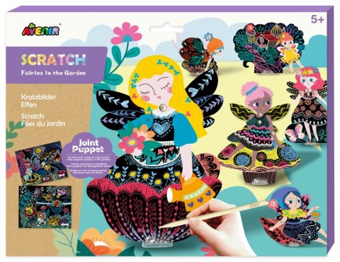 Wydrapywanki ruchome - Wróżki w ogrodzie MG DYSTRYBUCJA