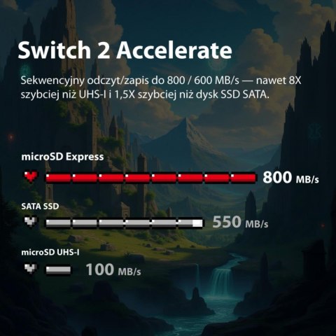 Karta microSDXC 1TB Express 800/600MB/s Nintendo Switch 2 Patriot