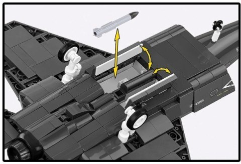 Klocki F-35B Lightning II 614 elementów Cobi Klocki