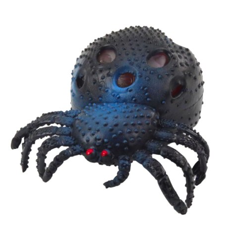 Pająk Gniotek Antystresowy Sensoryczny Z Kulkami Żelowymi Czarny LEAN TOYS