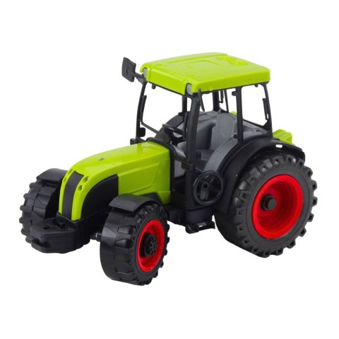 Traktor Rolniczy Farmerski Z Przyczepą Do Drewna Kłody Zielony 47cm LEAN Toys