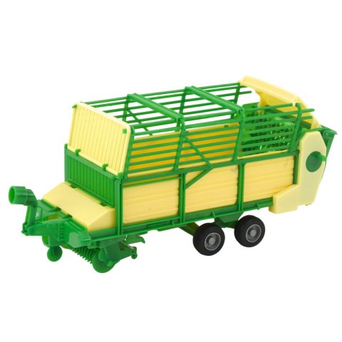 Traktor Rolniczy Farmerski Z Zielono-Żółtą Przyczepą Zielony 50cm LEAN Toys