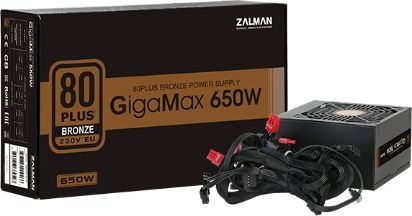 Zasilacz GigaMax 650W 80+ BRONZE EU ZM650-GVII Zalman