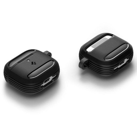 Etui na słuchawki AirPods 4 Rugged Armor- czarne SPIGEN