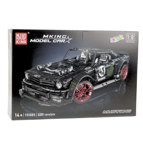 Klocki Konstrukcyjne Samochód Sportowy Mustang Hoonicorn V2 3201 el. LEAN Toys