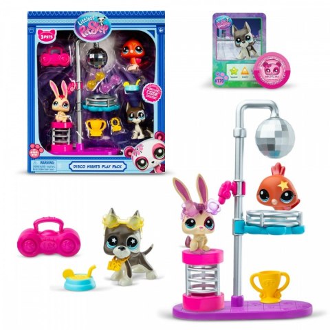 Zestaw figurek Littlest Pet Shop G7 S3 Disco z 3 figurkami Tm Toys
