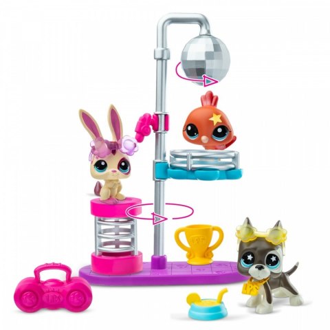 Zestaw figurek Littlest Pet Shop G7 S3 Disco z 3 figurkami Tm Toys