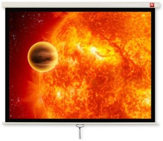 Ekran ścienny ręczny Video 280 (4:3, 270x202.5cm, powierzchnia biała, matowa) Avtek