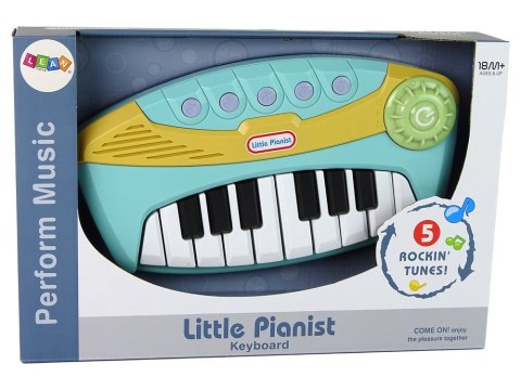 Pianino Interaktywne Niebieskie Little Pianist LEAN Toys
