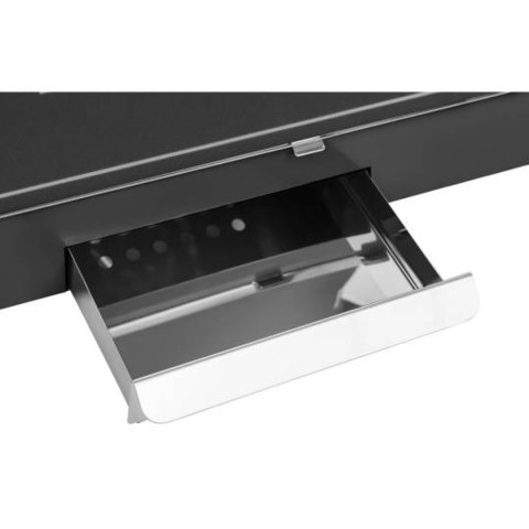 Profesjonalna wydajna maszyna do popcornu nastawna 230V 1.6kW czarna Royal Catering