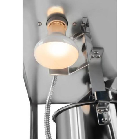 Profesjonalna wydajna maszyna do popcornu nastawna 230V 1.6kW czarna Royal Catering