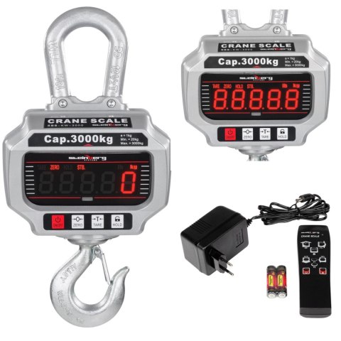 Waga hakowa 3 Tony zdalnie sterowana przemysłowa - LED Steinberg Systems
