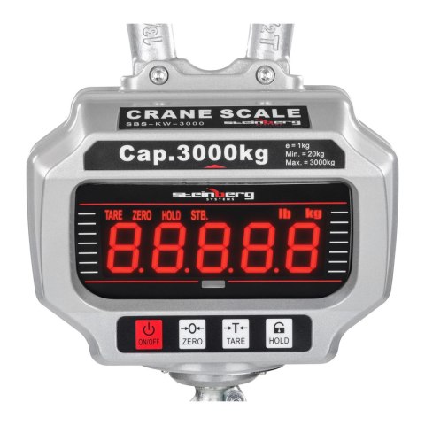 Waga hakowa 3 Tony zdalnie sterowana przemysłowa - LED Steinberg Systems