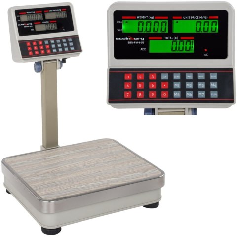 Waga sklepowa platformowa SBS-PW-60 LCD do 60kg Steinberg Systems