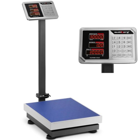 Waga platformowa magazynowa licząca LED 40 x 50 cm 300 kg / 50 g Steinberg Systems