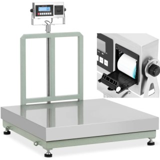 Waga platformowa z drukarką etykiet LCD 100 x 100 cm 800 kg / 100 g Steinberg Systems