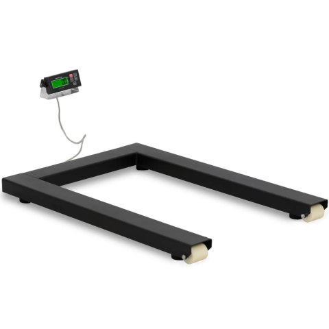 Waga płozowa belkowa paletowa LCD 1500 / 0.5 kg 121 x 84 cm Steinberg Systems