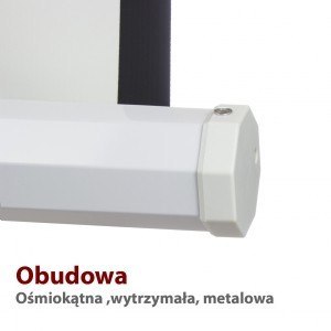 Ekran ręczny na statywie TS-100 4:3 100 cali 203x152cm ART