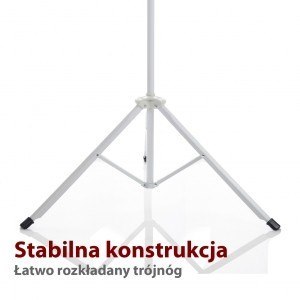 Ekran ręczny na statywie TS-100 4:3 100 cali 203x152cm ART