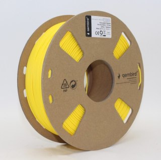 Filament drukarki 3D PLA/1.75 mm/1kg/żółty Gembird