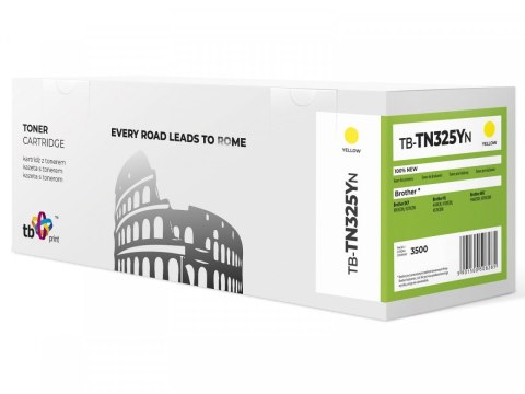 Toner do Brother TN325Y YE 100% nowy TB-TN325YN TB Print