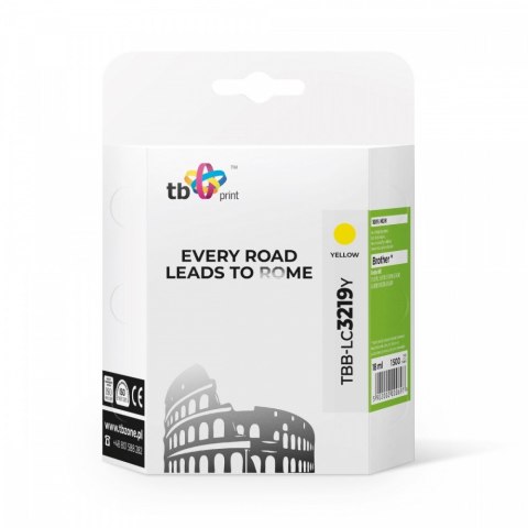 Tusz do Brother MFC-J5330DW żółty TBB-LC3219Y TB Print