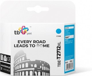 Tusz do Epson WF-3620 TBE-T2712XL cyan 100% nowy TB Print