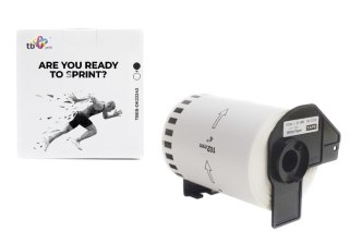 Etykiety TBEB-DK22243 Brother Czarny na Białym 102x30.48mm TB Print
