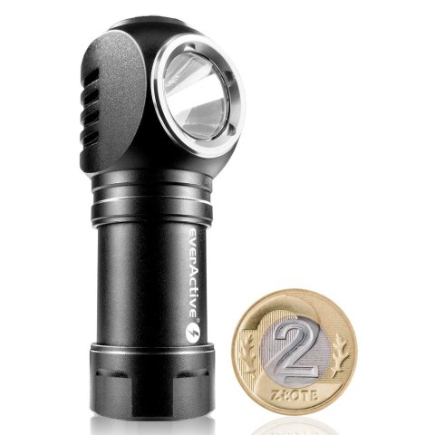 Latarka ręczna/czołowa LED FL-55R Dripple ładowalna 500 lumenów EverActive