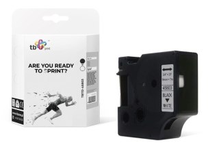 Taśma TBTD-45803 do DYMO Czarny na Białym, 19x7mm 1szt. TB Print