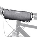 Torba rowerowa termiczna na bidon butelkę mocowana do ramy lub kierownicy 0.7L szara WOZINSKY