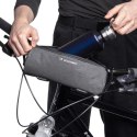 Torba rowerowa termiczna na bidon butelkę mocowana do ramy lub kierownicy 0.7L szara WOZINSKY