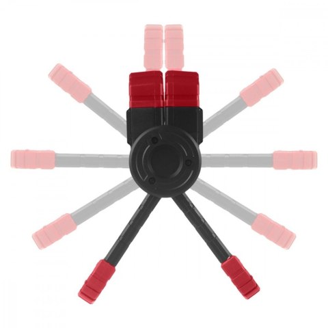 Lampa robocza LED COB warsztatowa składana MCE439 300LM 3 tryby świecenia, IP44. 6500K (zimna biała) wymiary: 199,4 x 141 x 58,6 Maclean