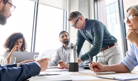 Przenośny mikrofon i kamera 4K, nagrywanie dźwięku 360 stopni Philips