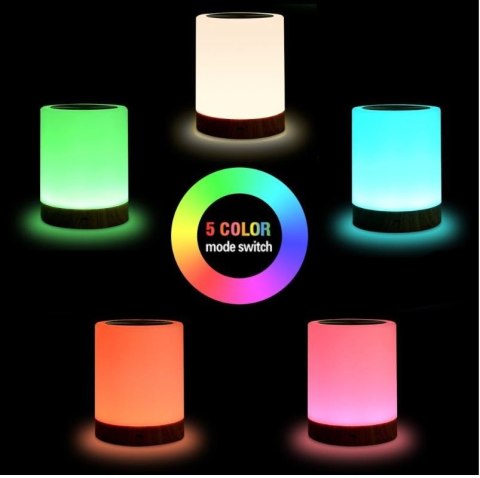 Lampka nocna Techly LED kolorowa bezprzewodowa Techly