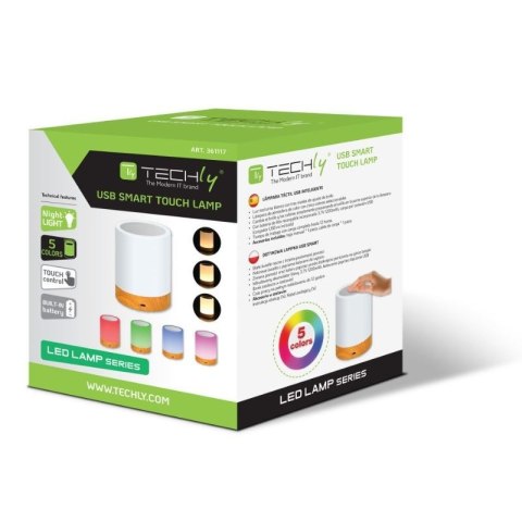 Lampka nocna Techly LED kolorowa bezprzewodowa Techly