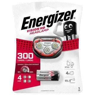 Latarka czołowa VISION ULTRA 300 lumenów 35h pracy na baterii Energizer