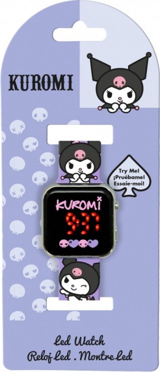 Zegarek LED Kuromi Hello Kitty Kids Euroswan
