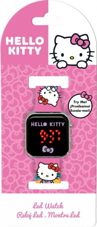 Zegarek LED z kalendarzem Hello Kitty Kids Euroswan